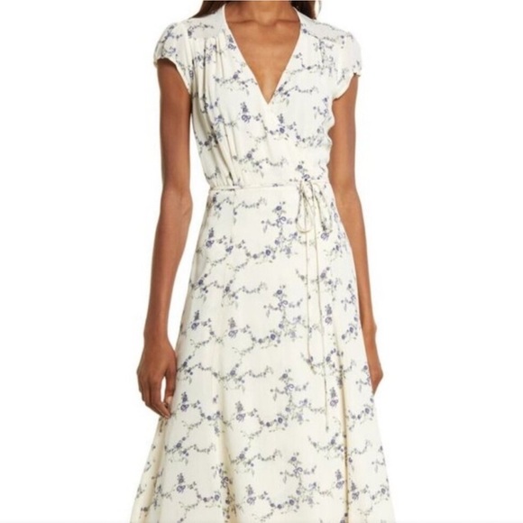 Reformation Dresses & Skirts - Reformation Carina Emmaline Floral Wrap
Dress XL